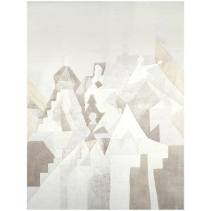 Steps Argil And Stone 5011102 by Schumacher Wallpaper
