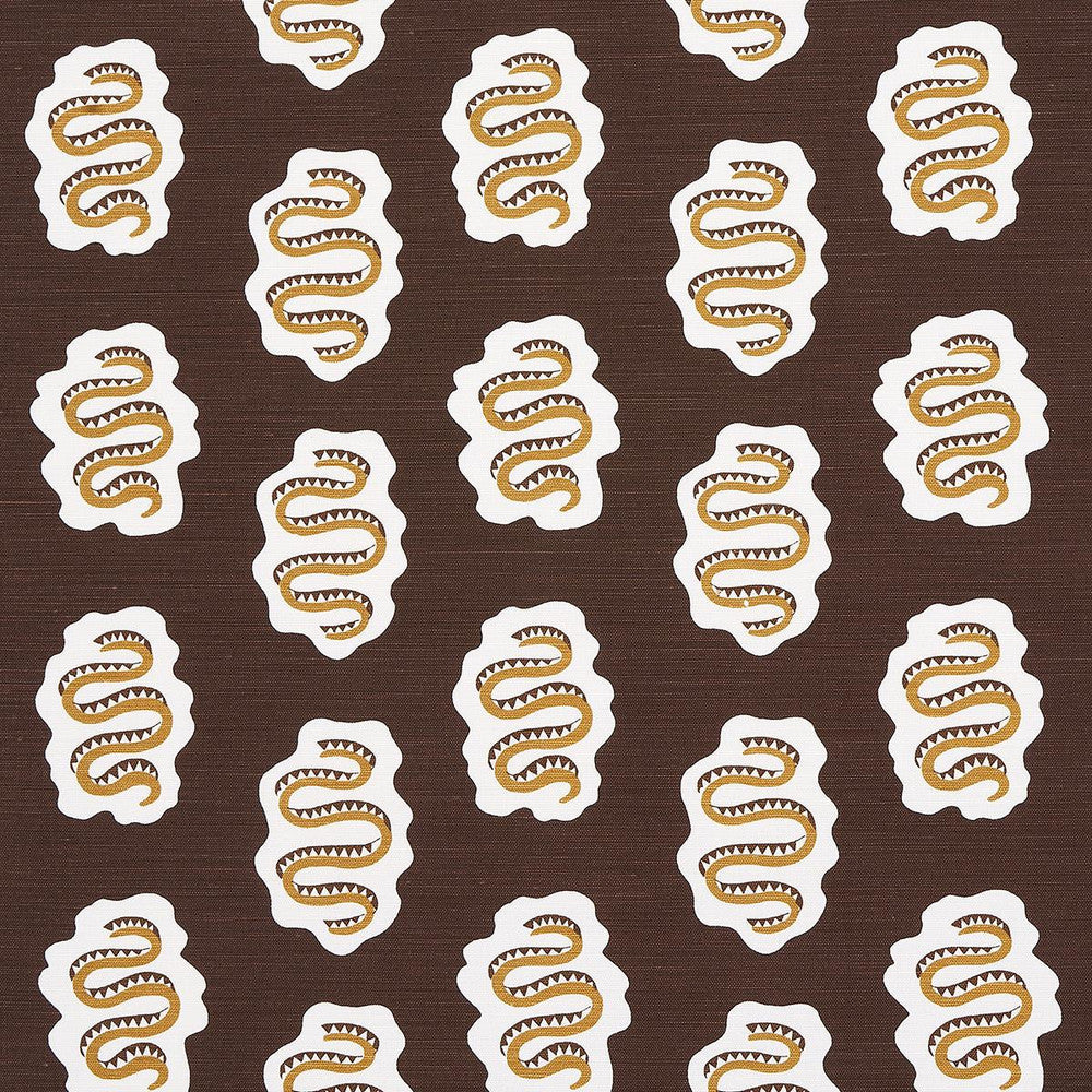 Elsa Amber 180860 by Schumacher Designer Fabric Regine 12.25" - Swanky Fabrics -