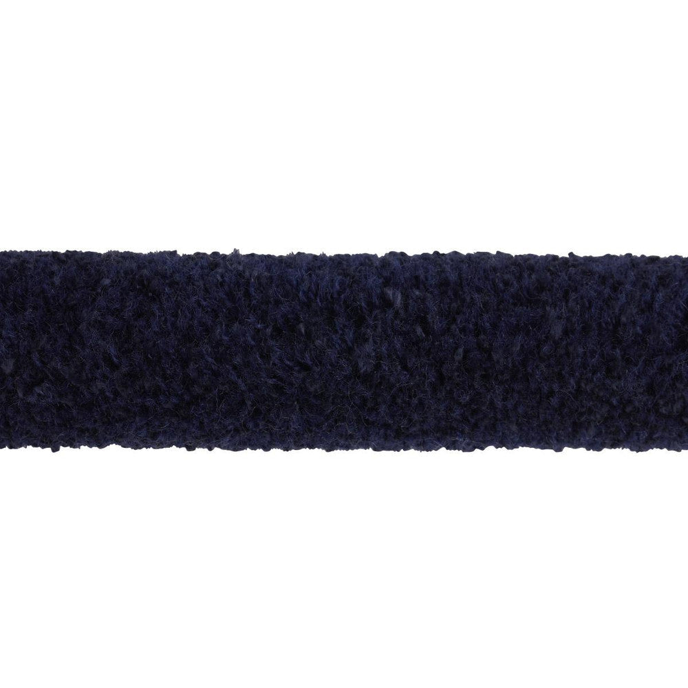 Tuft Braid Tape Indigo 79734 by Schumacher Designer Trim Neisha Crosland - Swanky Fabrics -