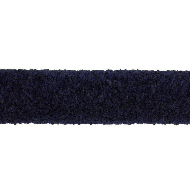 Tuft Braid Tape Indigo 79734 by Schumacher Designer Trim Neisha Crosland - Swanky Fabrics -