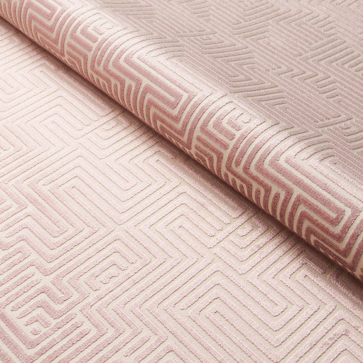 Lisboa Velvet Mauve 72956 by Schumacher Fabric Cut & Patterned Velvets 6.75" - Fabric Carolina -