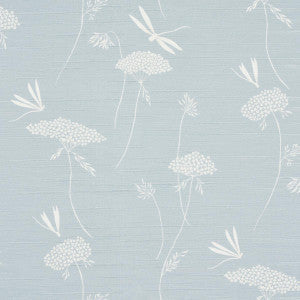 La Libellule Silk Ciel 5015191 by Schumacher Wallpaper