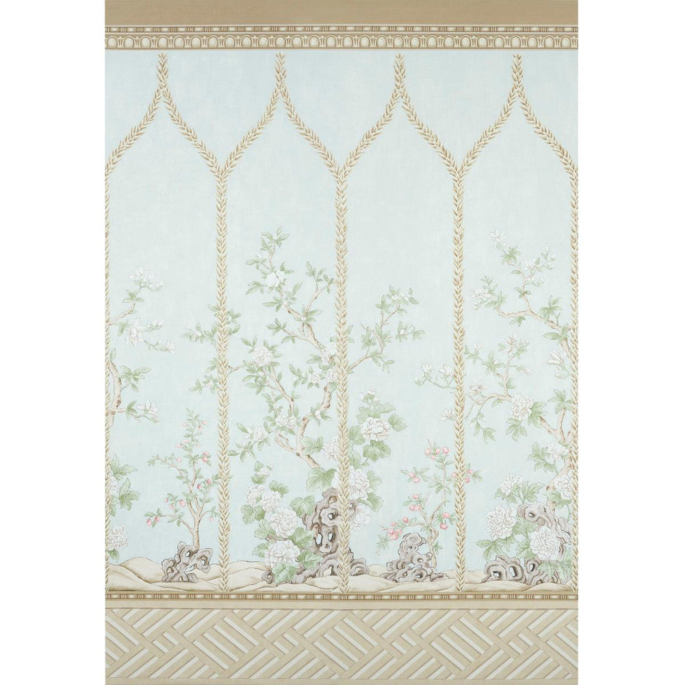 Victoria Mineral 5015400 by Schumacher Wallpaper Panels 100.0" - Fabric Carolina -