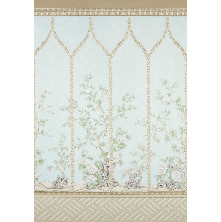 Victoria Mineral 5015400 by Schumacher Wallpaper Panels 100.0" - Fabric Carolina -