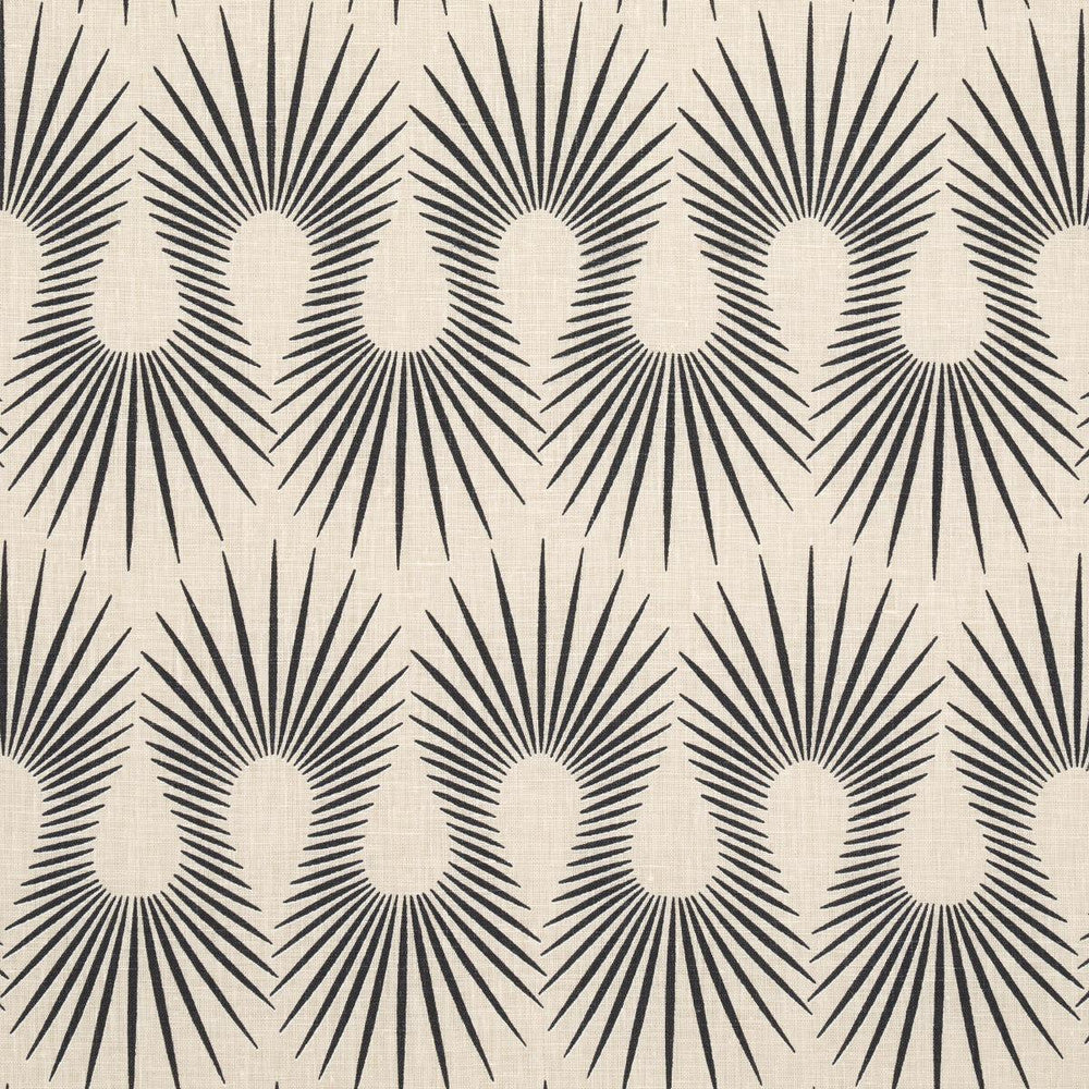 Hedgehog Putty Black 181452 by Schumacher Fabric Neisha Crosland 54.0" - Fabric Carolina -