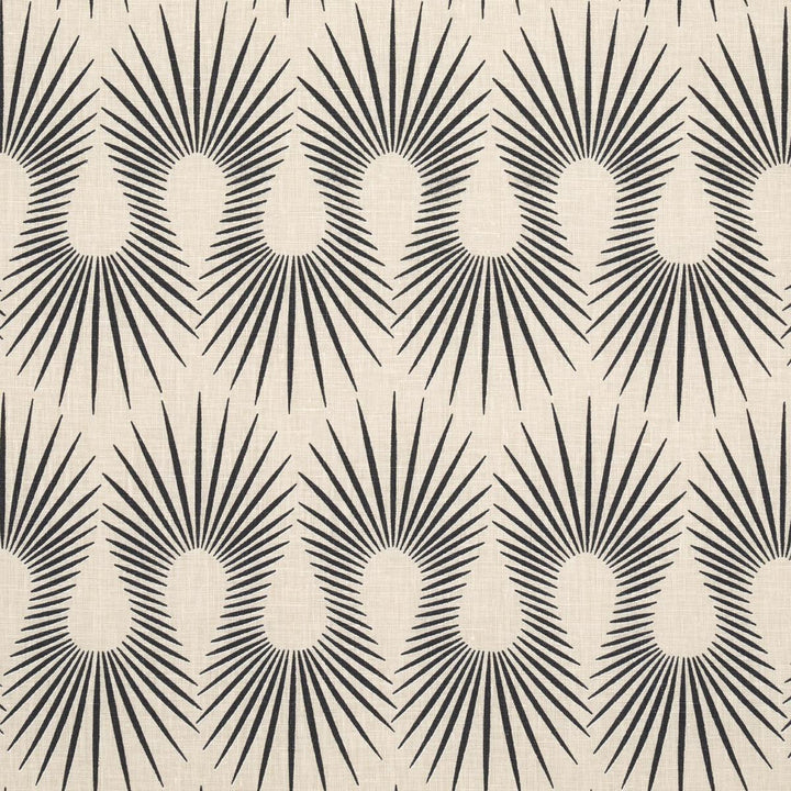 Hedgehog Putty Black 181452 by Schumacher Fabric Neisha Crosland 54.0" - Fabric Carolina -