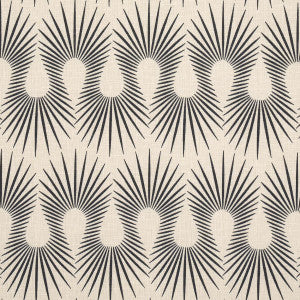 Hedgehog Putty Black 181452 by Schumacher Fabric