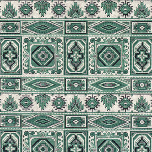 Crowley Pingl Green 81331 by Schumacher Fabric