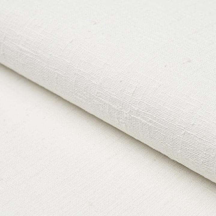 Linen Bark White 5012960 by Schumacher Wallpaper Textured Wallcoverings & Printed Grasscloths - Fabric Carolina -