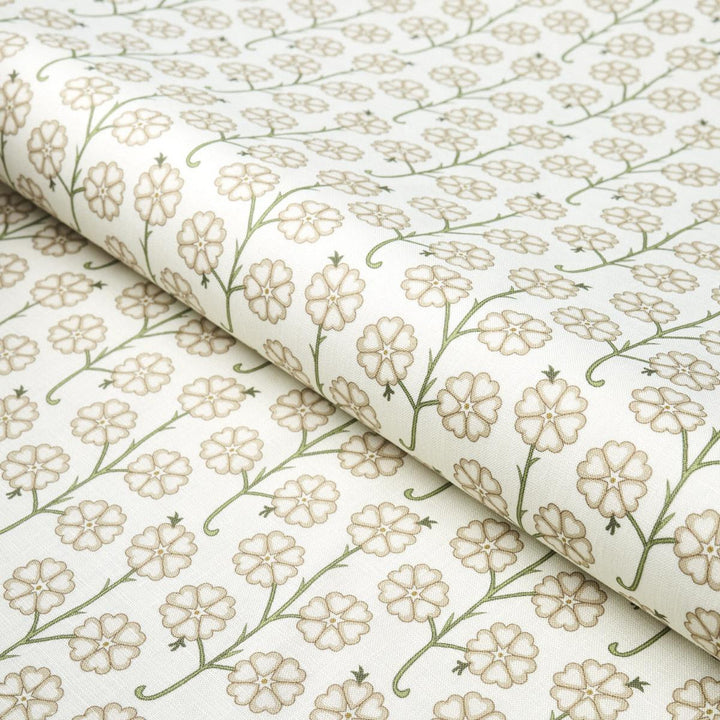 Gardenia Flax 181402 by Schumacher Fabric Neisha Crosland 3.88" - Fabric Carolina -