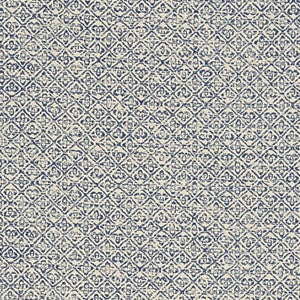 Sarong Weave Indigo 69020 by Schumacher Fabric