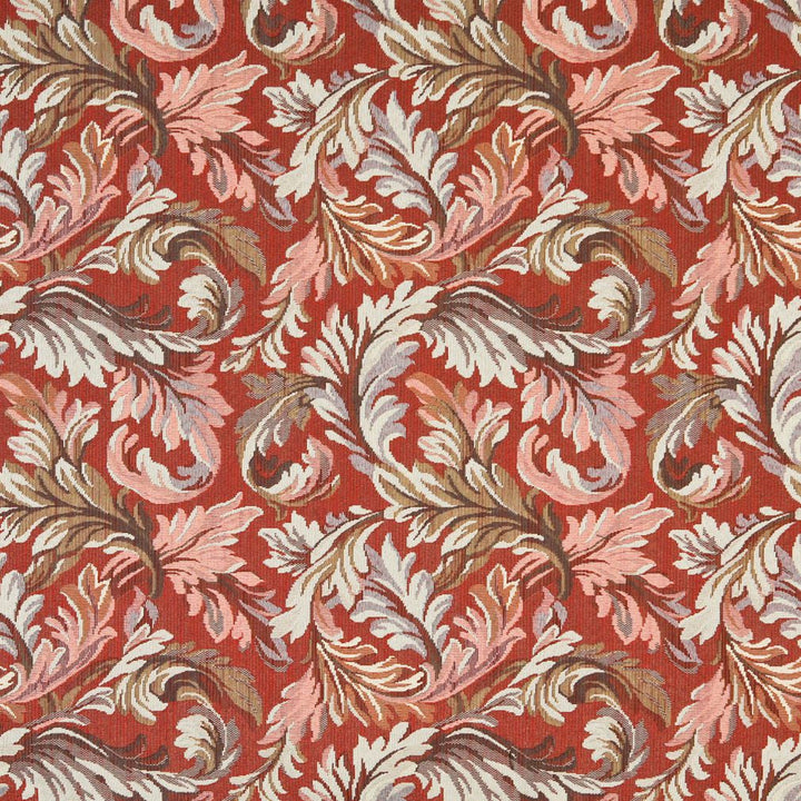 6902 Spice/Leaf by Charlotte Fabric Glorious Gardens 70% Polyester, 30% Cotton Asia Exceeds 100,000 Wyzenbeek Rubs (Heavy Duty) Horizontal: 13.0" x Vertical: 14.0" 54 Inches - Fabric Carolina -