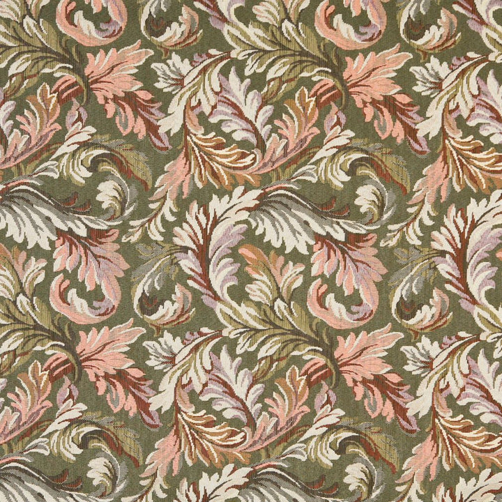 6903 Juniper/Leaf by Charlotte Fabric Glorious Gardens 70% Polyester, 30% Cotton Asia Exceeds 100,000 Wyzenbeek Rubs (Heavy Duty) Horizontal: 13.0" x Vertical: 14.0" 54 Inches - Fabric Carolina -