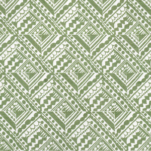 Topsy Turvy Green 181491 by Schumacher Fabric
