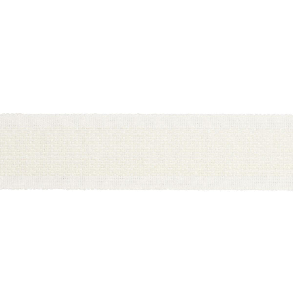Cardiff Tape Ivory 83380 by Schumacher Trim Patterson Flynn 1.0" - Fabric Carolina -