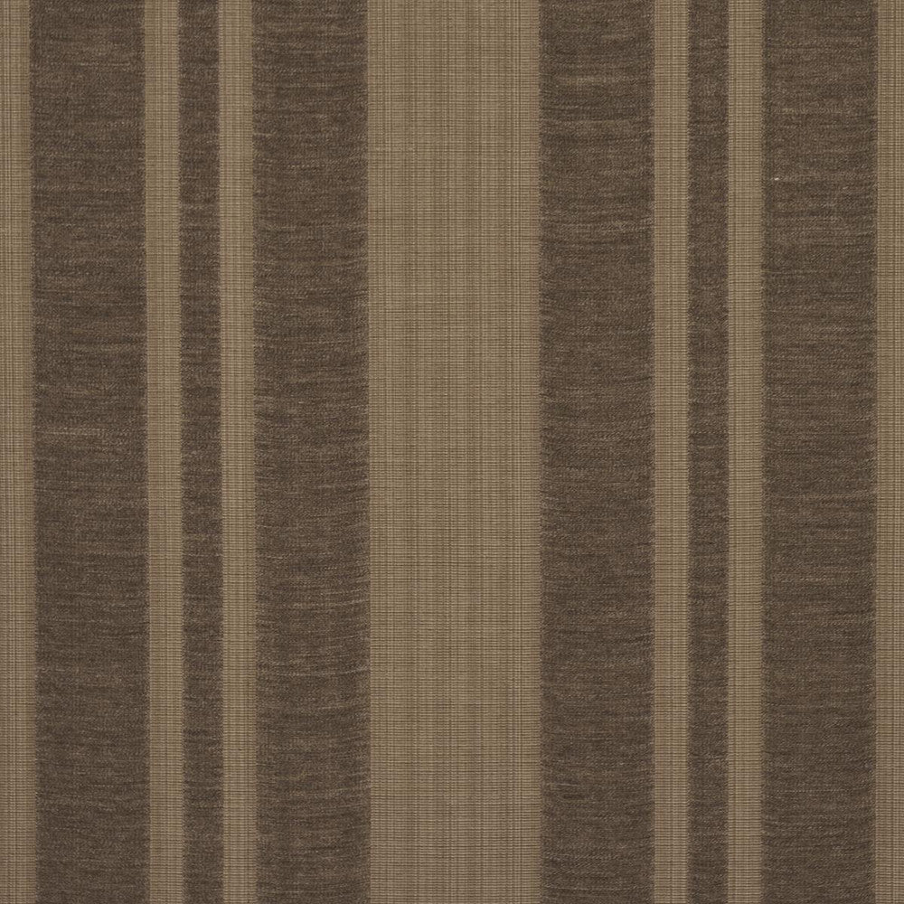 Simon Wool Linen Stripe Brown 83260 by Schumacher Fabric Patterson Flynn 13.75" - Fabric Carolina -