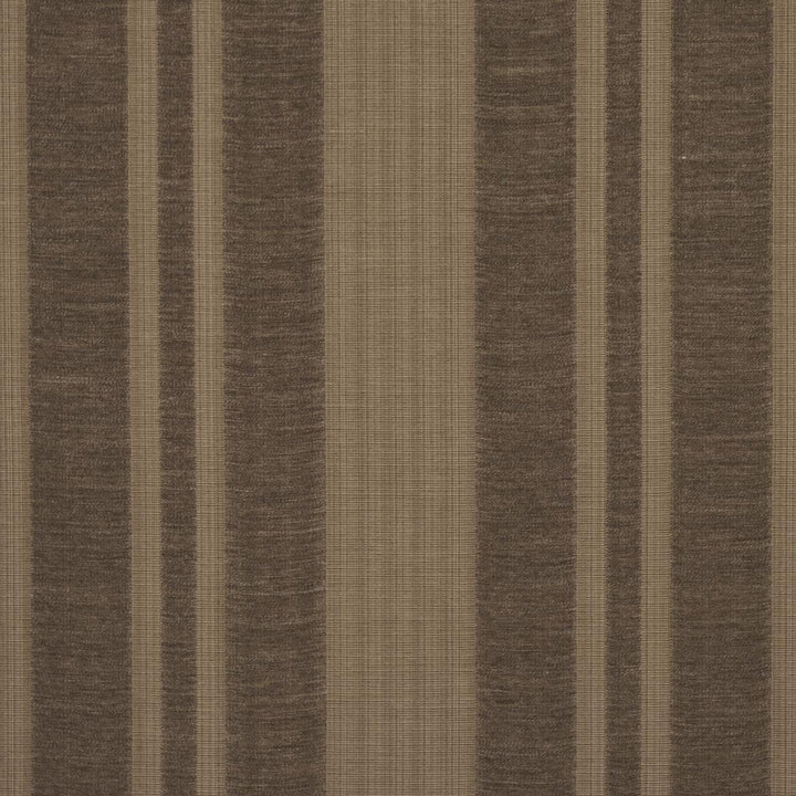 Simon Wool Linen Stripe Brown 83260 by Schumacher Fabric Patterson Flynn 13.75" - Fabric Carolina -