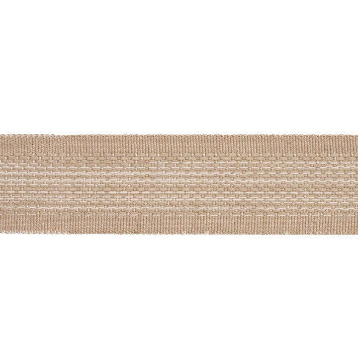 Cardiff Tape Sand 83381 by Schumacher Designer Trim Patterson Flynn 1.0" - Swanky Fabrics -