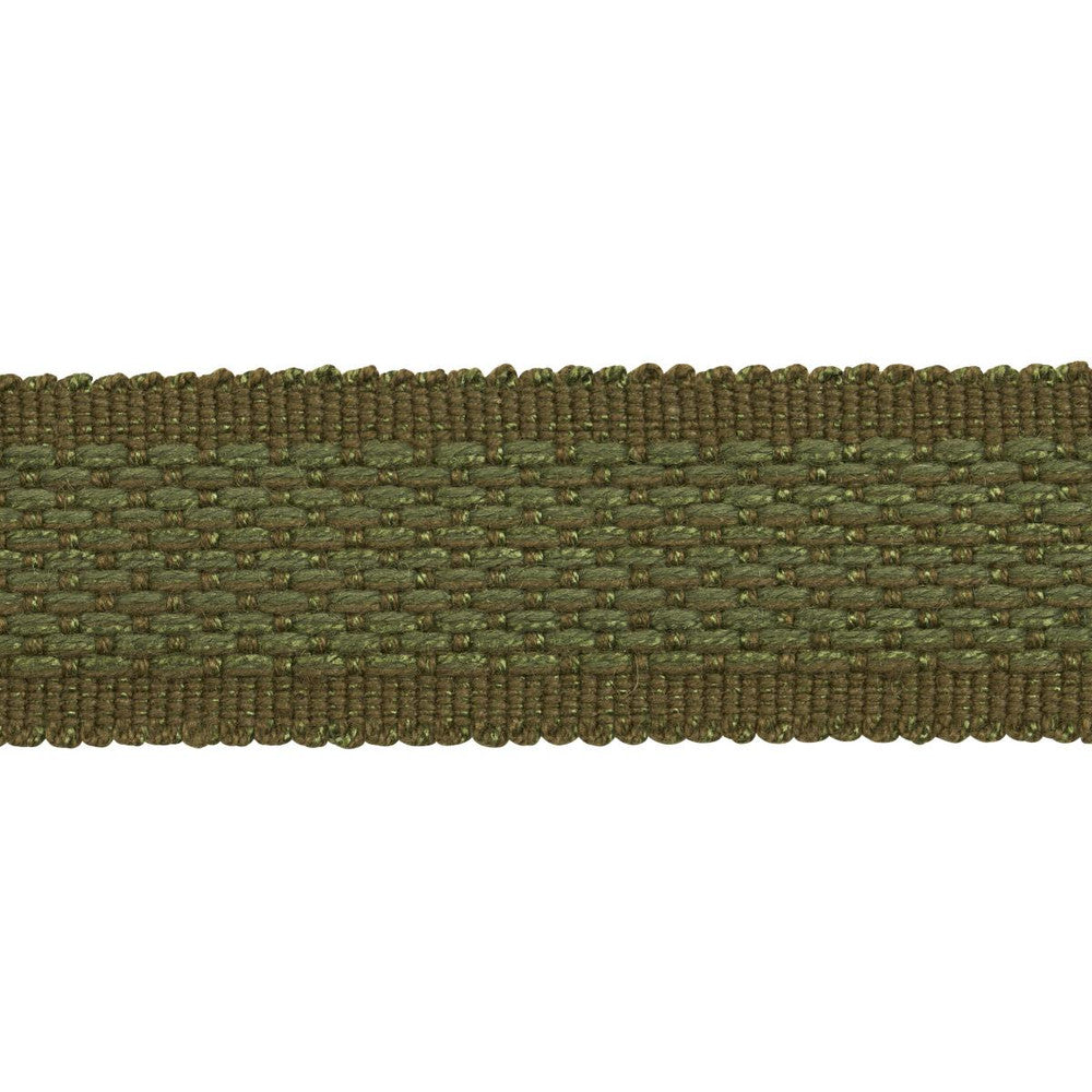 Cardiff Tape Medium Green 83393 by Schumacher Trim Patterson Flynn 1.0" - Fabric Carolina -