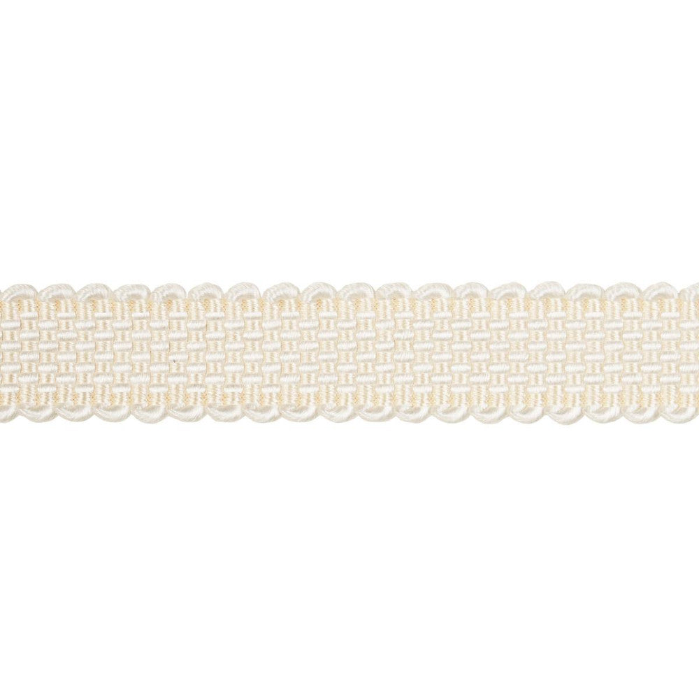 Frances Silk Gimp Ivory 83360 by Schumacher Trim Patterson Flynn - Fabric Carolina -