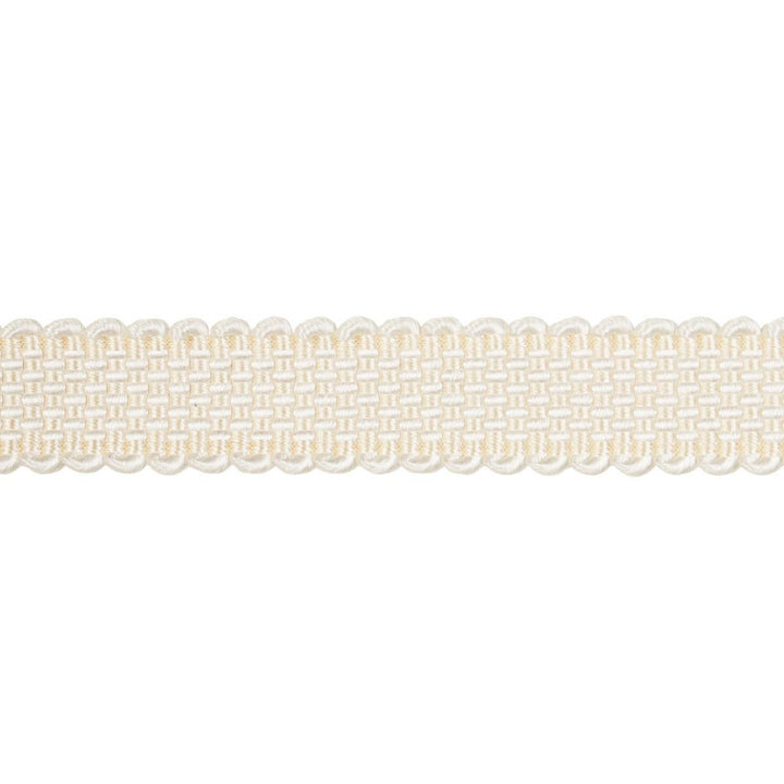 Frances Silk Gimp Ivory 83360 by Schumacher Trim Patterson Flynn - Fabric Carolina -