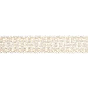 Frances Silk Gimp Ivory 83360 by Schumacher Trim