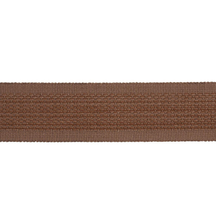 Cardiff Tape Brown 83382 by Schumacher Designer Trim Patterson Flynn 1.0" - Swanky Fabrics -