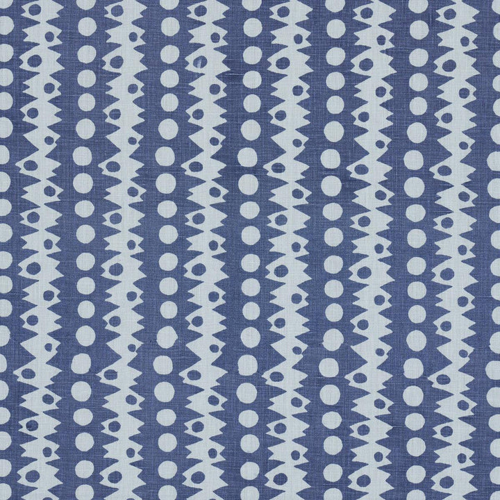 Trickledown Blues 181550 by Schumacher Designer Fabric Drusus Tabor 3.0" - Swanky Fabrics -