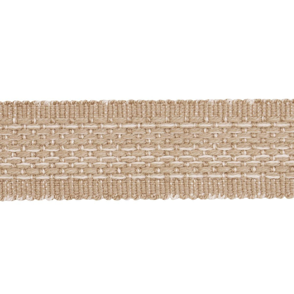 Cardiff Tape Medium Sand 83391 by Schumacher Trim Patterson Flynn 1.0" - Fabric Carolina -