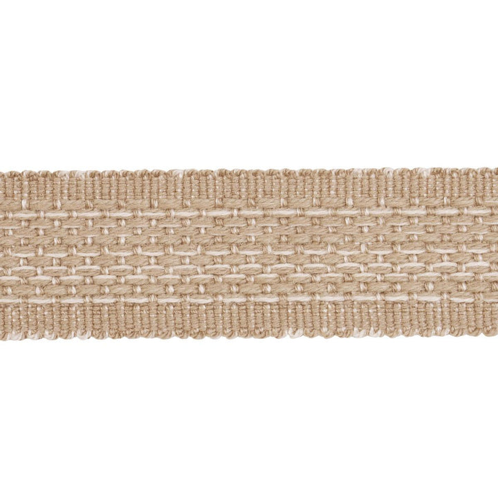 Cardiff Tape Medium Sand 83391 by Schumacher Trim Patterson Flynn 1.0" - Fabric Carolina -