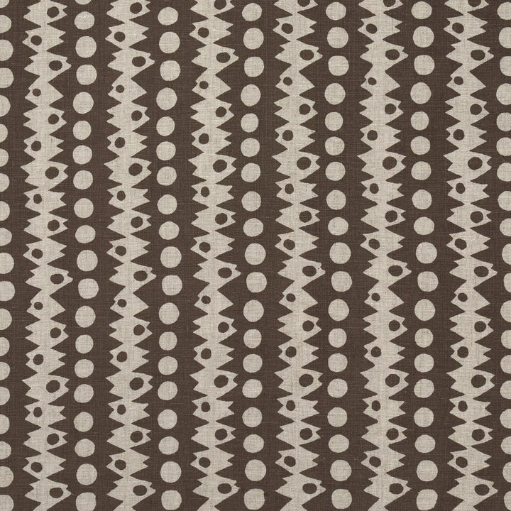 Trickledown Brown On Natural 181553 by Schumacher Fabric Drusus Tabor 3.0" - Fabric Carolina -