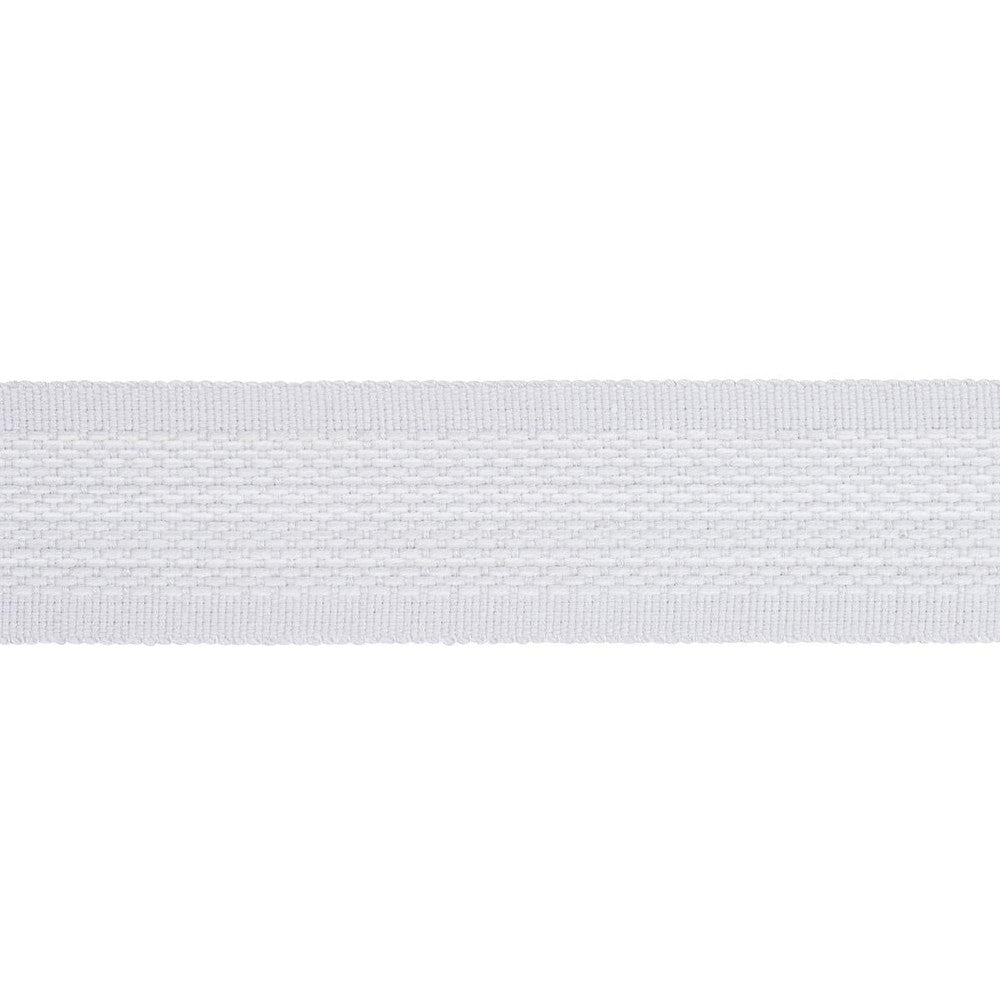 Cardiff Tape Grey 83384 by Schumacher Trim Patterson Flynn 1.0" - Fabric Carolina -