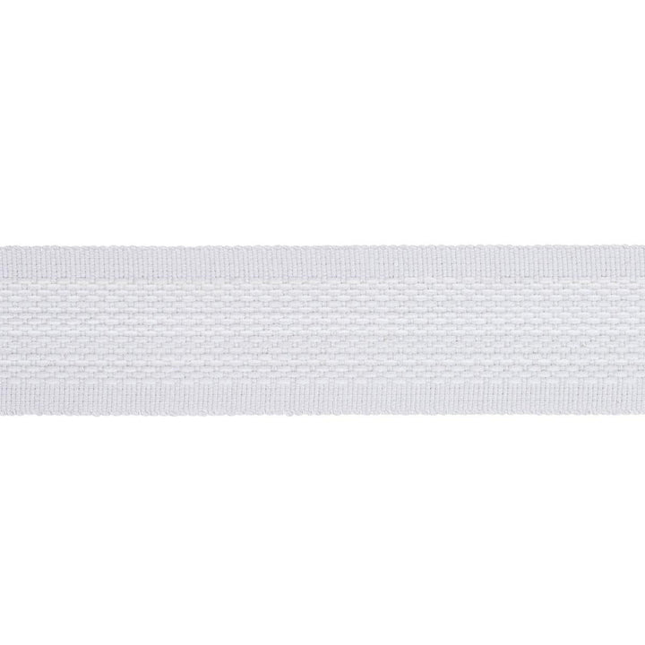 Cardiff Tape Grey 83384 by Schumacher Trim Patterson Flynn 1.0" - Fabric Carolina -