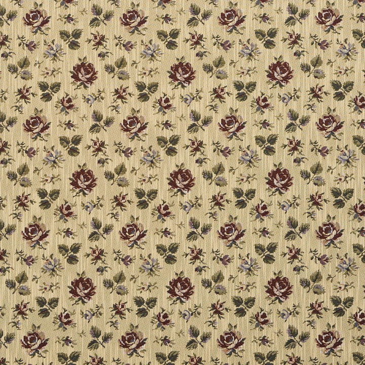 6906 Ecru/Bouquet by Charlotte Fabric Glorious Gardens 70% Polyester, 30% Cotton Asia Exceeds 100,000 Wyzenbeek Rubs (Heavy Duty) Horizontal: 6.5" x Vertical: 7.0" 54 Inches - Fabric Carolina -