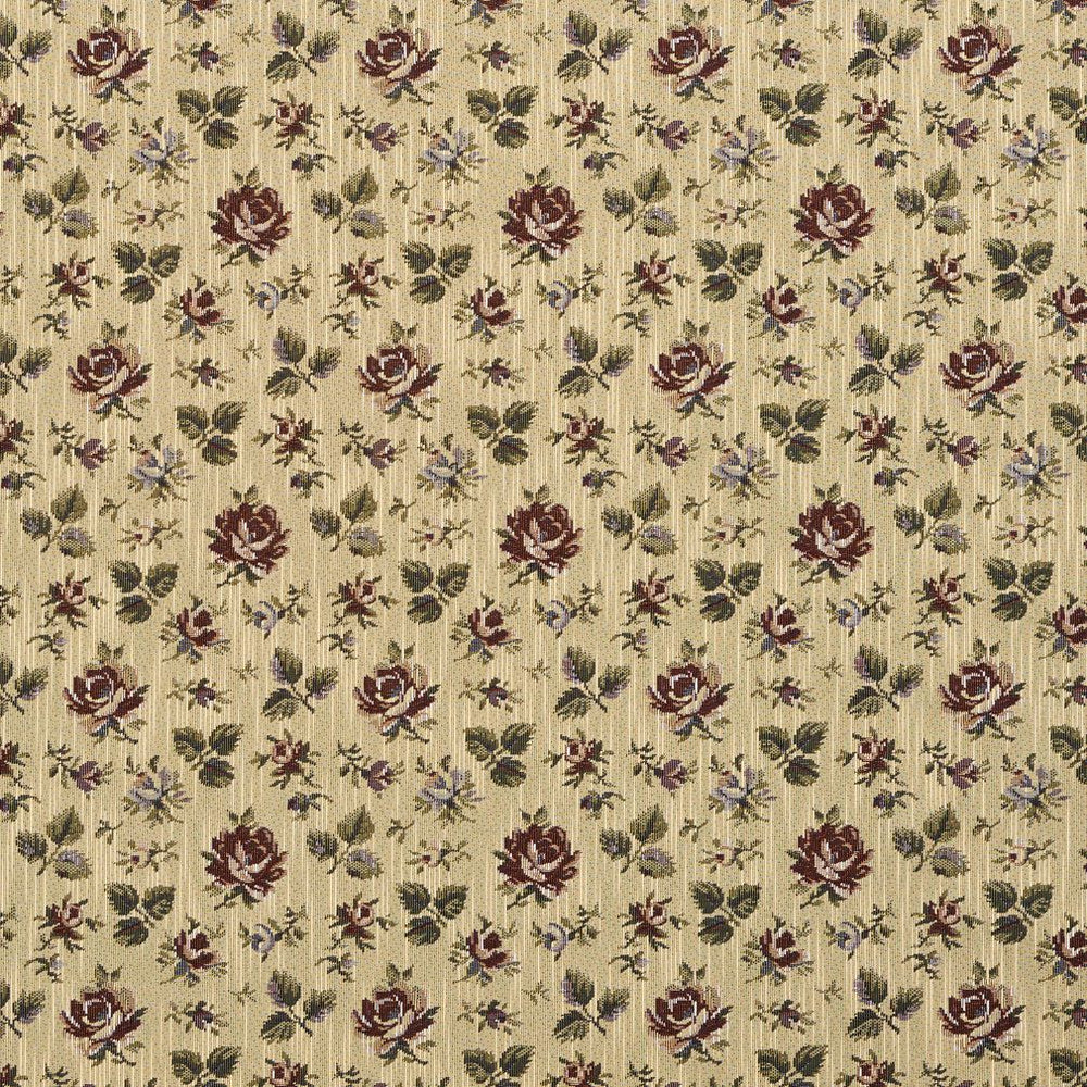 6906 Ecru/Bouquet by Charlotte Fabric Glorious Gardens 70% Polyester, 30% Cotton Asia Exceeds 100,000 Wyzenbeek Rubs (Heavy Duty) Horizontal: 6.5" x Vertical: 7.0" 54 Inches - Fabric Carolina -