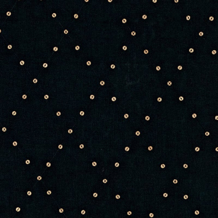 Samoa Diamond Black 69080 by Schumacher Fabric Tribal-Chic 75% Linen, 22% Wooden, 3% Spun - Horizontal: 6 and Vertical: 8.5 53.5 - Fabric Carolina -