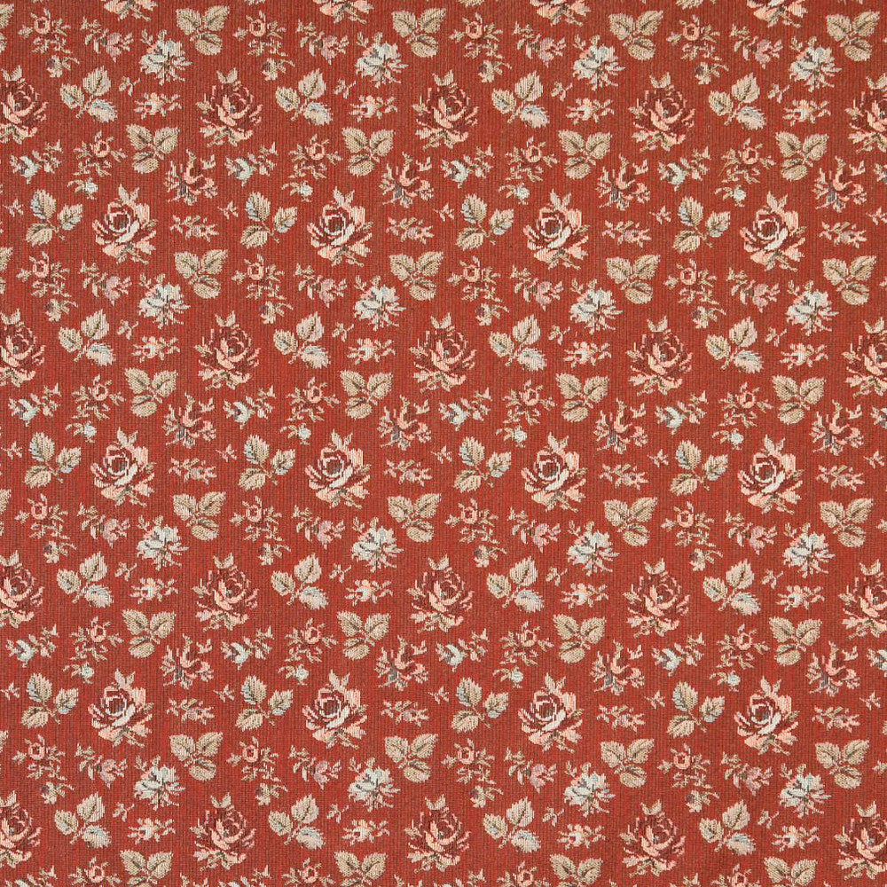 6908 Spice/Bouquet by Charlotte Fabric Glorious Gardens 70% Polyester, 30% Cotton Asia Exceeds 100,000 Wyzenbeek Rubs (Heavy Duty) Horizontal: 6.5" x Vertical: 7.0" 54 Inches - Fabric Carolina -