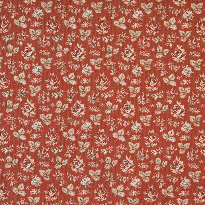 6908 Spice/Bouquet by Charlotte Fabric Glorious Gardens 70% Polyester, 30% Cotton Asia Exceeds 100,000 Wyzenbeek Rubs (Heavy Duty) Horizontal: 6.5" x Vertical: 7.0" 54 Inches - Fabric Carolina -