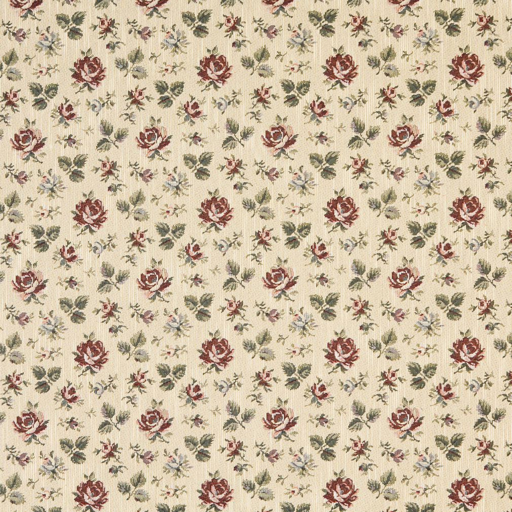 6909 Honey/Bouquet by Charlotte Fabric Glorious Gardens 70% Polyester, 30% Cotton Asia Exceeds 100,000 Wyzenbeek Rubs (Heavy Duty) Horizontal: 6.5" x Vertical: 7.0" 54 Inches - Fabric Carolina -