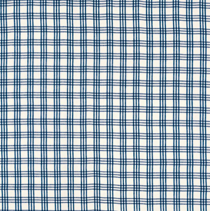 Imogen Indigo 69154 by Schumacher Fabric Country-Chic 100% Linen - Horizontal: 3 and Vertical: 3 53 - Fabric Carolina -