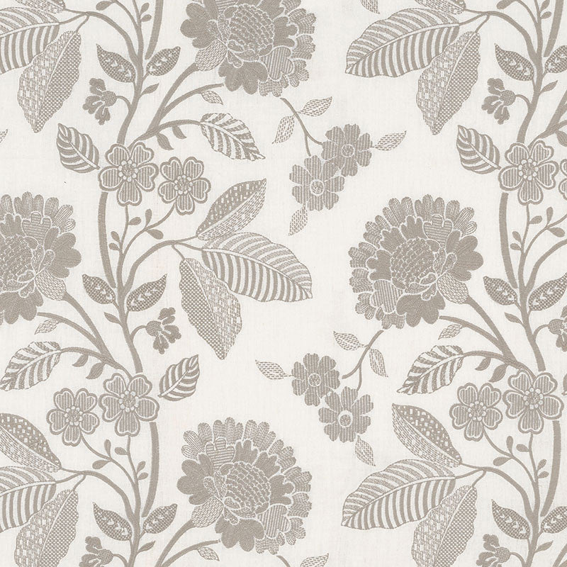 Elspeth Dove 69161 by Schumacher Fabric COUNTRY CHIC LINEN 68% SPUN POLYESTER 32% INDIA </p><p>Repeat: Horizontal: 26 1/4" (67CM) and Vertical: 30 1/4" (77CM) 52.5 - Fabric Carolina -