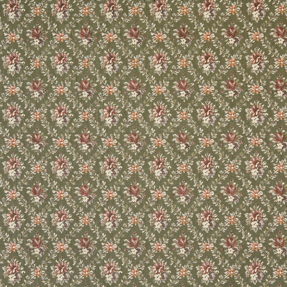 6918 Juniper by Charlotte Fabric Glorious Gardens 70% Polyester, 30% Cotton Asia Exceeds 100,000 Wyzenbeek Rubs (Heavy Duty) Horizontal: 4.5" x Vertical: 4.5" 54 Inches - Fabric Carolina -