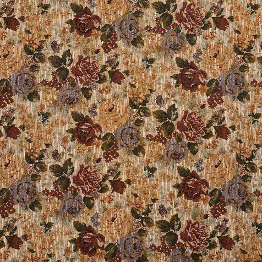 6922 Maple by Charlotte Fabric Glorious Gardens 70% Polyester, 30% Cotton Asia Exceeds 100,000 Wyzenbeek Rubs (Heavy Duty) Horizontal: 27.5" x Vertical: 14.0" 54 Inches - Fabric Carolina -
