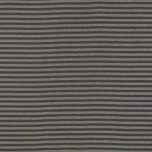 Geoffrey Metallic Stripe Carbon 69240 by Schumacher Fabric