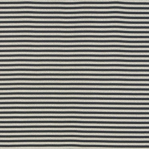 Geoffrey Metallic Stripe Smoke 69241 by Schumacher Fabric