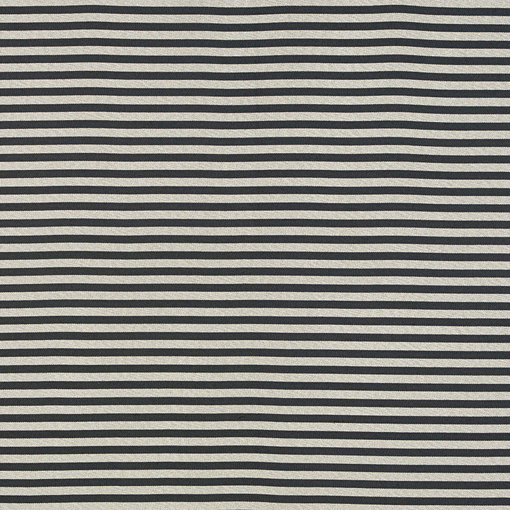 Geoffrey Metallic Stripe Smoke 69241 by Schumacher Fabric UNDERSTATED LUXURY See Sample UNITED STATES OF AMERICA MEDIUM </p><p>Repeat: Horizontal: - and Vertical: 1 1/4" (3CM) 54 1/4" (138CM) - Fabric Carolina -