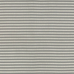 Geoffrey Metallic Stripe Mercury 69243 by Schumacher Fabric