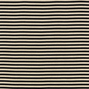 Geoffrey Metallic Stripe Obsidian 69245 by Schumacher Fabric