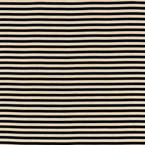 Geoffrey Metallic Stripe Obsidian 69245 by Schumacher Fabric