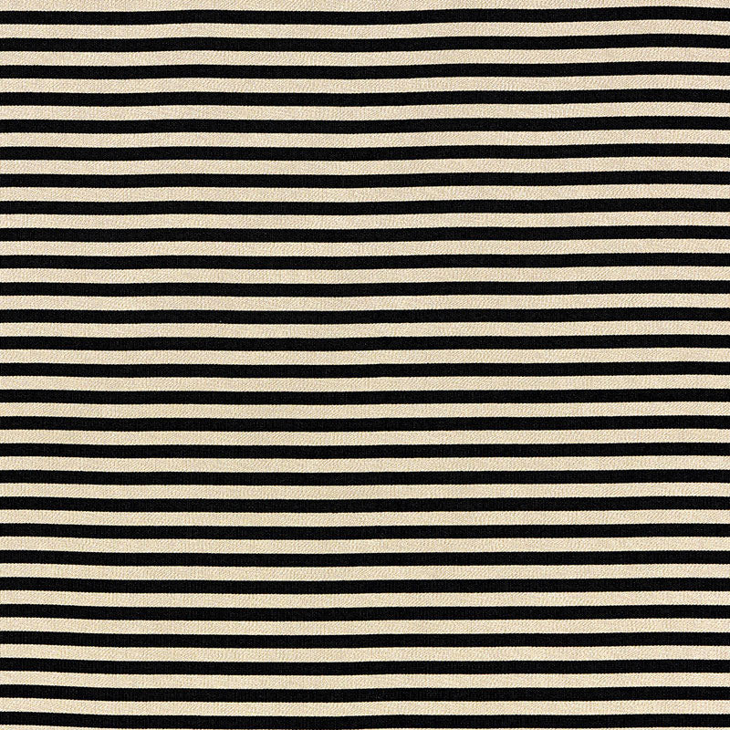 Geoffrey Metallic Stripe Obsidian 69245 by Schumacher Designer Fabric UNDERSTATED LUXURY See Sample UNITED STATES OF AMERICA MEDIUM </p><p>Repeat: Horizontal: - and Vertical: 1 1/4" (3CM) 54 1/4" (138CM) - Swanky Fabrics -